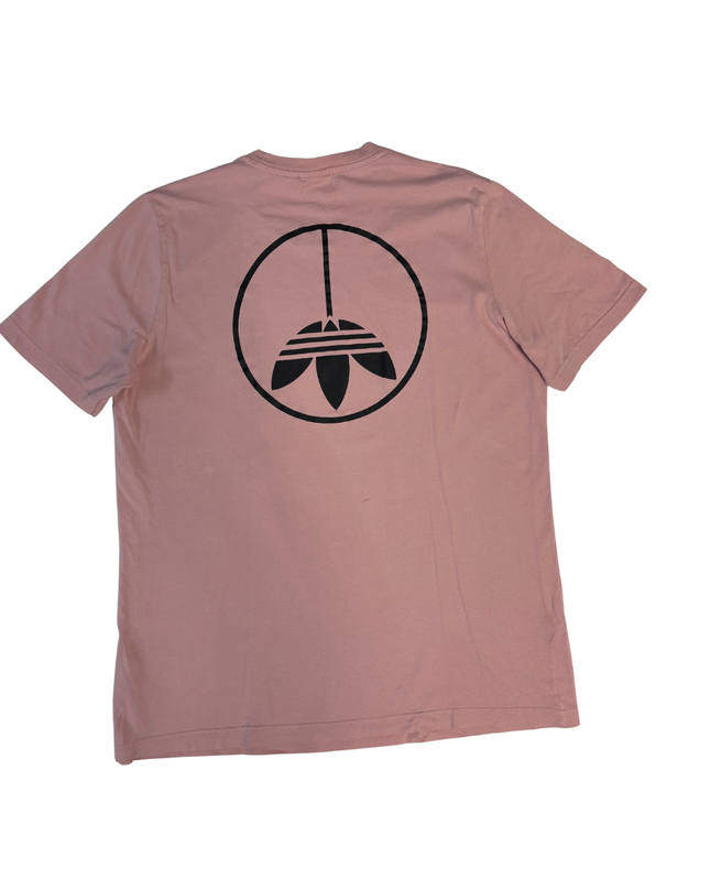 Adidas Originals Pink Graphic Logo T-Shirt