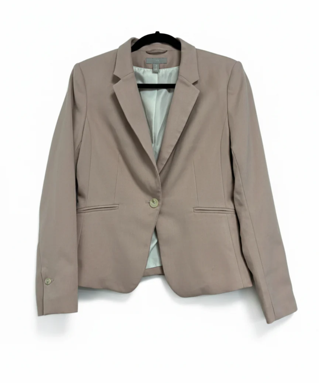 H&M Dusty Pink Tailored Single-Button Blazer