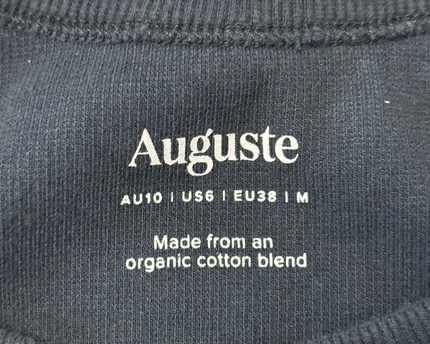 Auguste Black Ribbed Racerback Tank Top