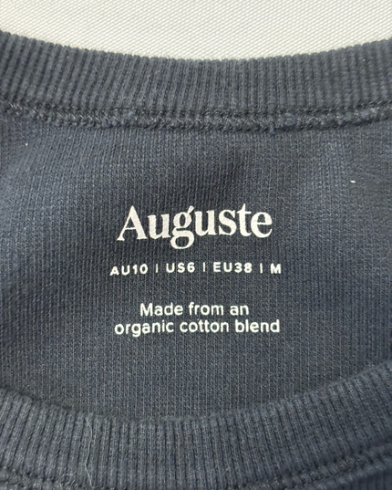 Auguste Black Ribbed Racerback Tank Top