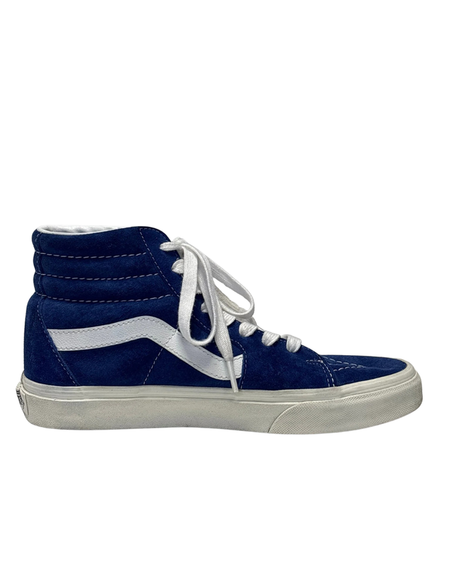 Vans Blue Suede High Top Sneakers
