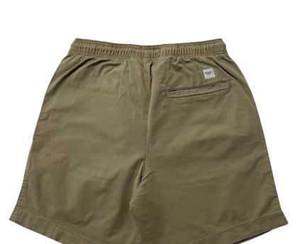 American Eagle Men's Khaki Chino Flex Drawstring Shorts