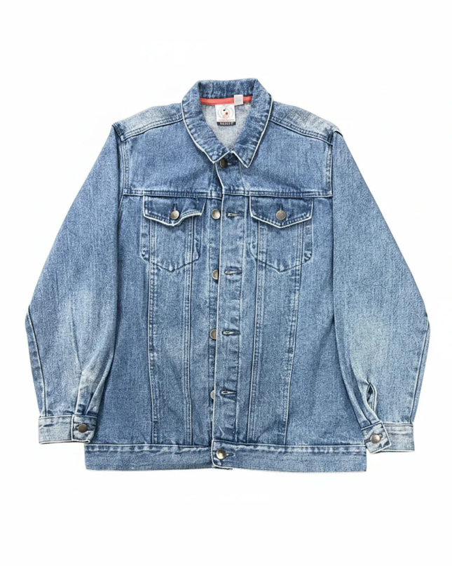 Forever 21 Blue Mickey Mouse Graphic Denim Jacket