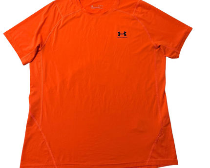 Under Armour Orange Logo Sports T-Shirt