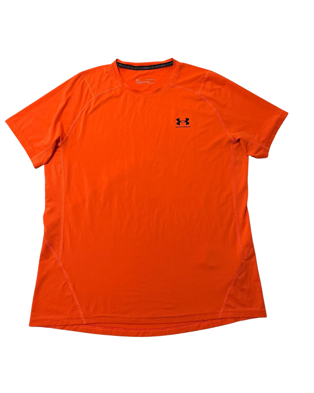 Under Armour Orange Logo Sports T-Shirt