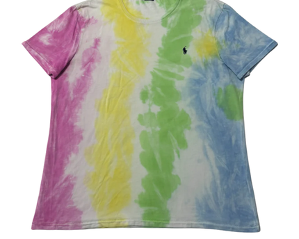 Polo Ralph Lauren Multicolor Vertical Tie-Dye T-Shirt