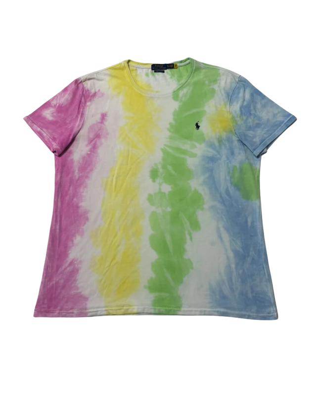 Polo Ralph Lauren Multicolor Vertical Tie-Dye T-Shirt