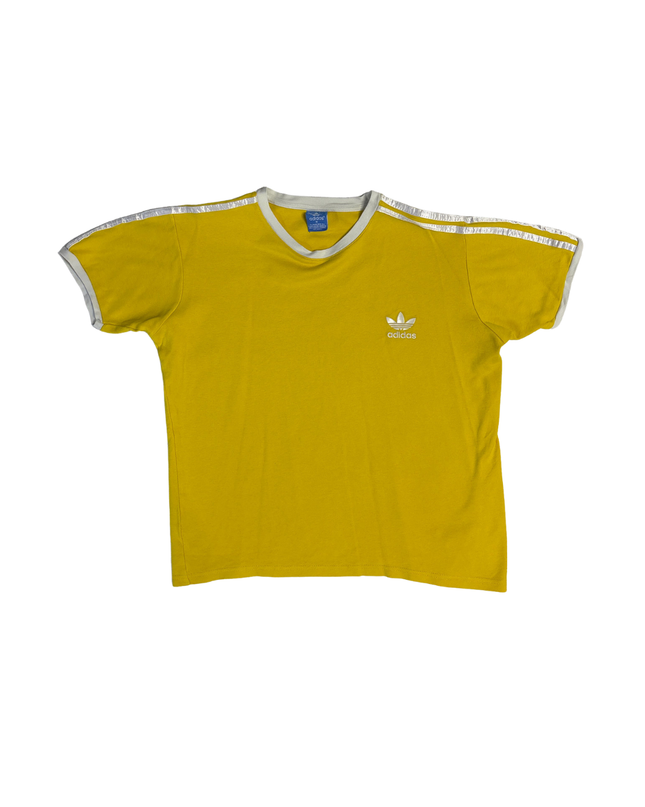 Adidas Yellow Trefoil T-Shirt