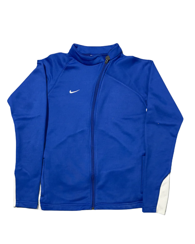 Nike Blue Unisex Athletic Zip-Up Performance Sports Jacket