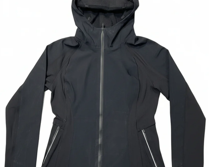 Lululemon Black Full-Zip Hooded Performance Jacket