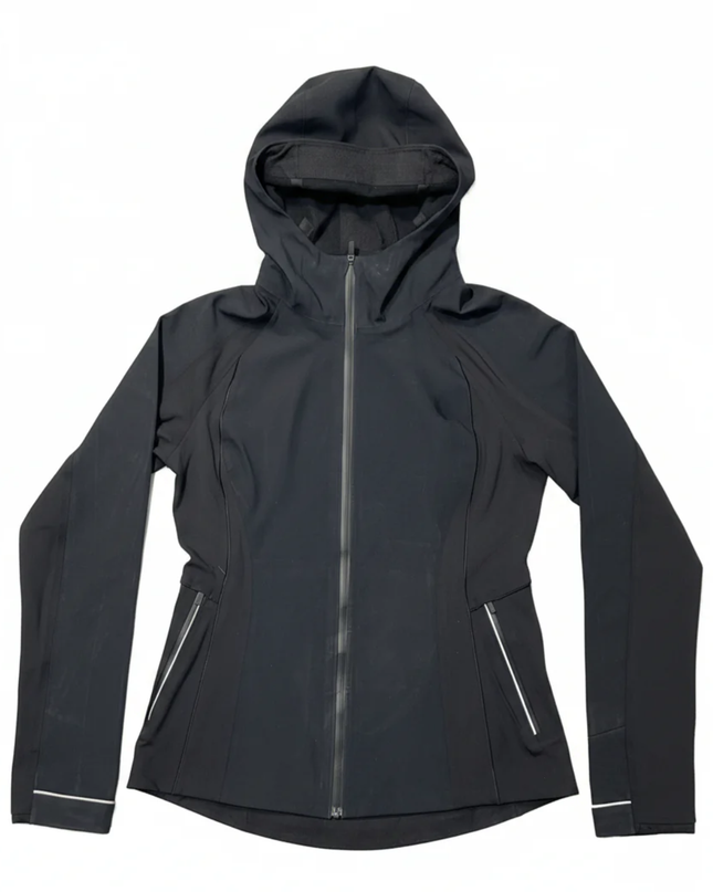 Lululemon Black Full-Zip Hooded Performance Jacket