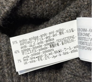 Zara Grey Half-Zip Ribbed Knit Sweater