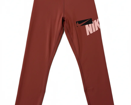 Nike Reddish Brown Dri-FIT Performance Leggings
