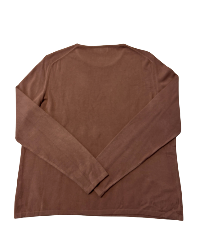 Burberry Dusty Rose Fine Knit Crew Neck Sweater