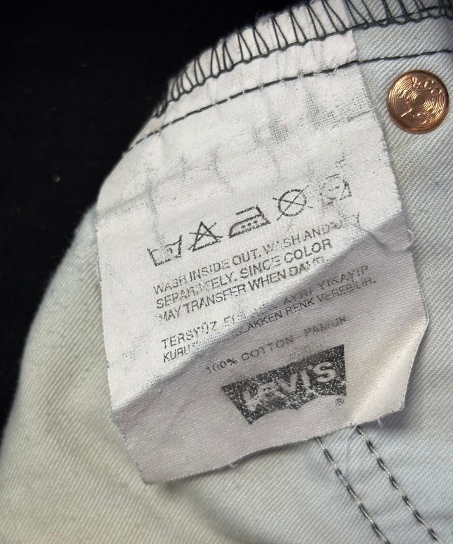 Levi's 615 Black Straight Leg Denim Jeans