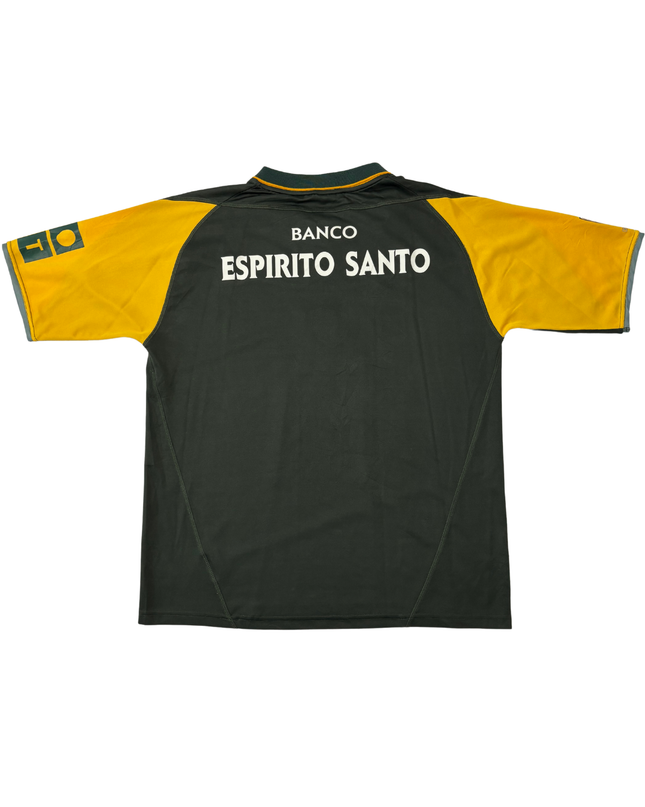 Reebok Sporting CP 2002-03 Dark Green Away Football Jersey
