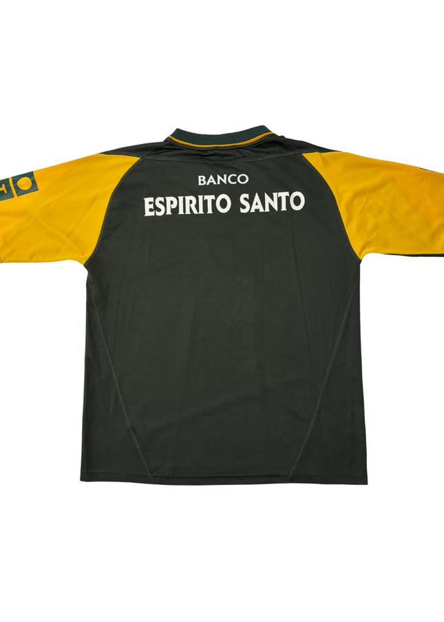 Reebok Sporting CP 2002-03 Dark Green Away Football Jersey