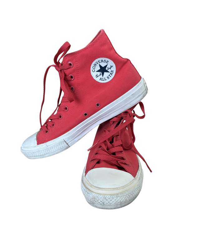 Converse Chuck Taylor All Star II High-Top Sneakers | Red Canvas | EU 43