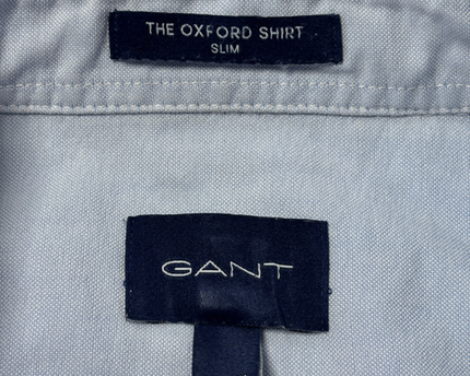 Gant Light Blue Slim Fit Oxford Shirt