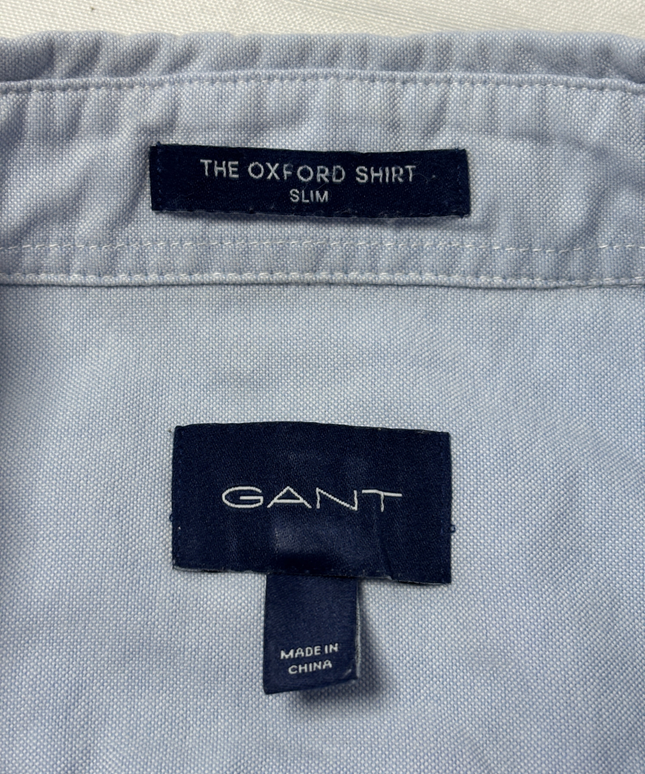 Gant Light Blue Slim Fit Oxford Shirt