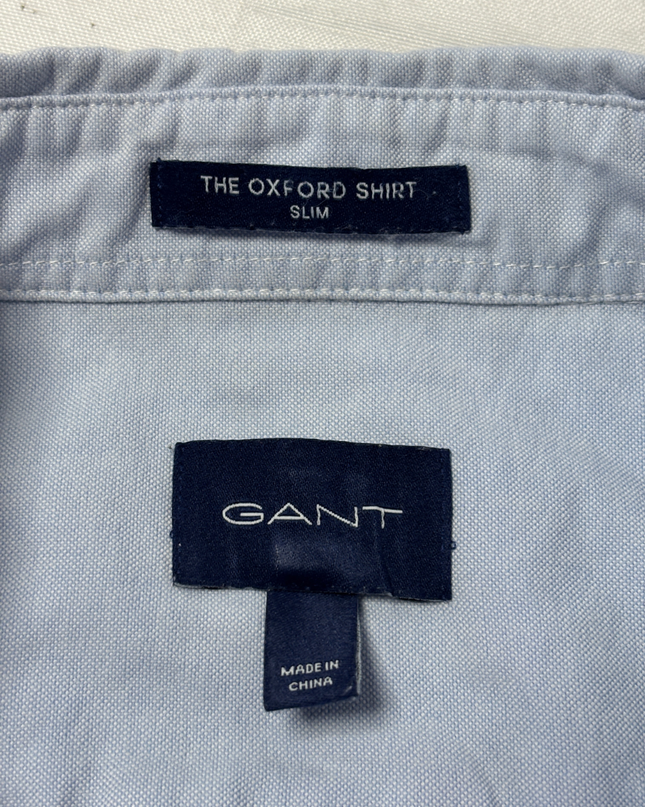 Gant Light Blue Slim Fit Oxford Shirt