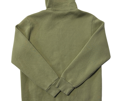 Nike Olive Green Full-Zip Fleece Hoodie