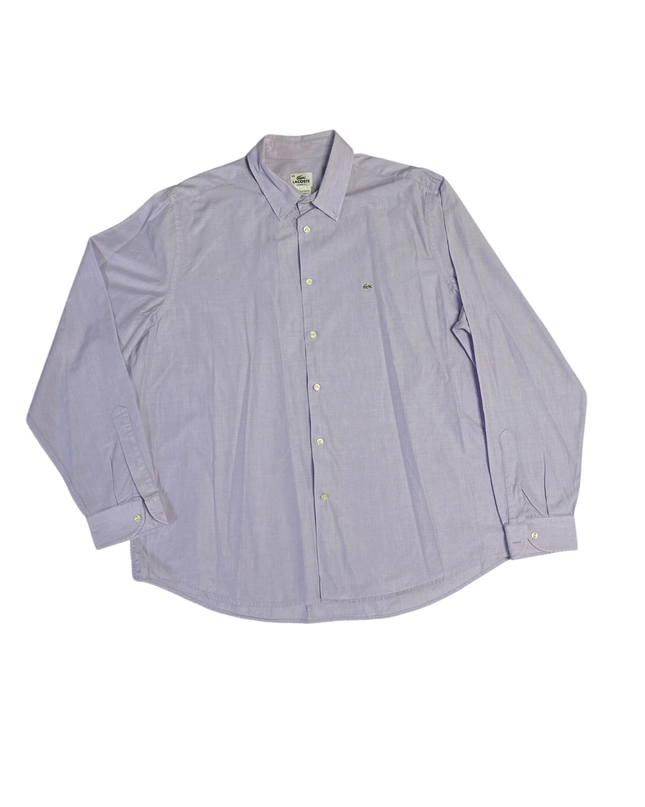 Lacoste Lavender Crocodile Long Sleeve Shirt