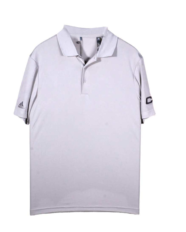 Adidas Gray Climalite Performance Golf Polo Shirt - L
