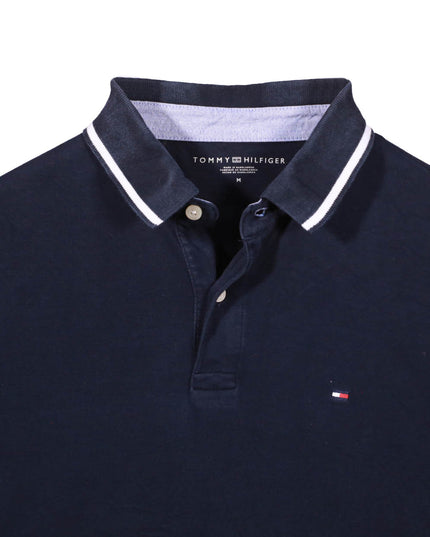 Tommy Hilfiger Classic Navy Blue Piqué Polo Shirt