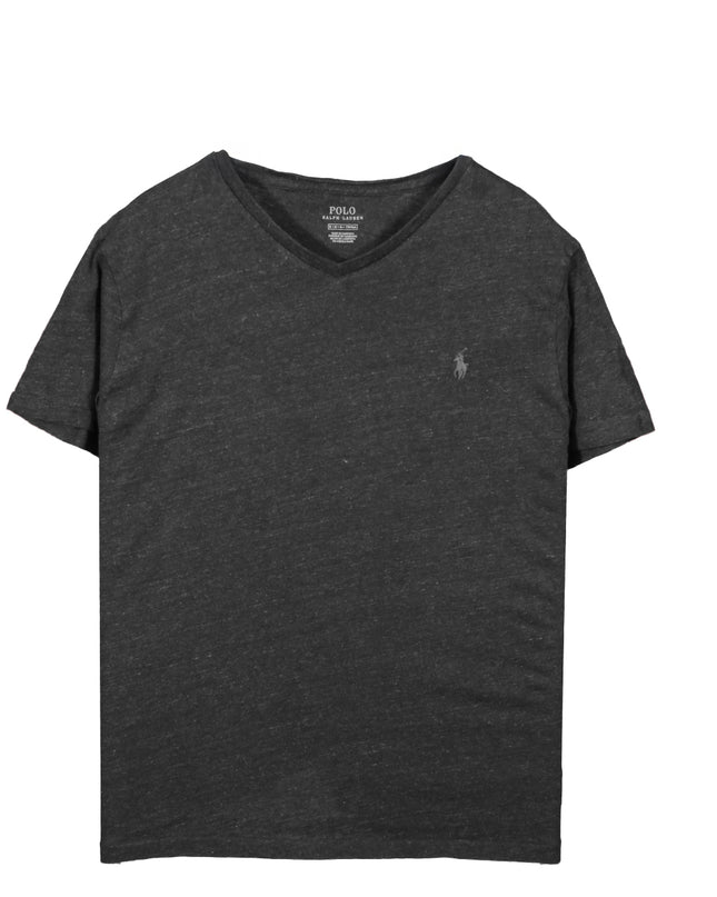 Ralph Lauren Classic Fit Cotton V-Neck Black T-Shirt