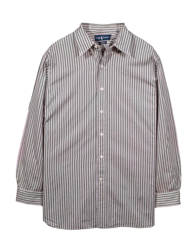Ralph Lauren Custom Fit Striped Button Up Casual Shirt