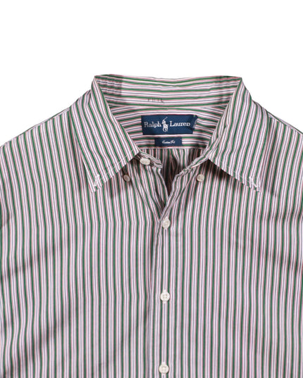 Ralph Lauren Custom Fit Striped Button Up Casual Shirt