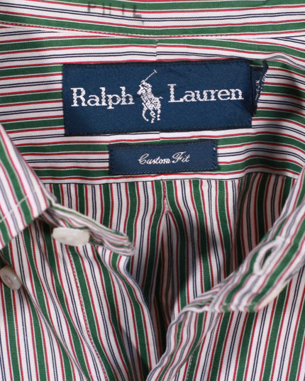 Ralph Lauren Custom Fit Striped Button Up Casual Shirt