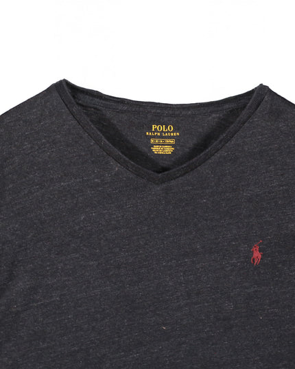 Ralph Lauren Classic Fit Cotton V-Neck Black T-Shirt