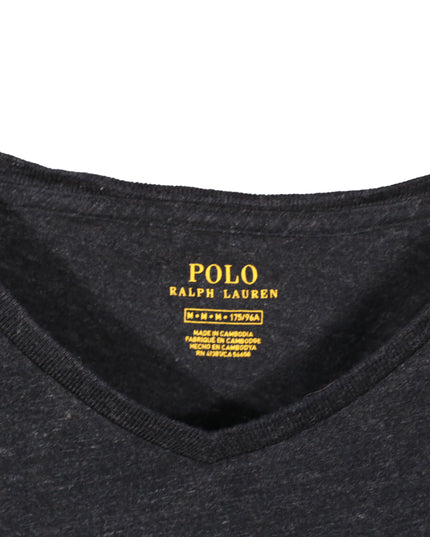 Ralph Lauren Classic Fit Cotton V-Neck Black T-Shirt