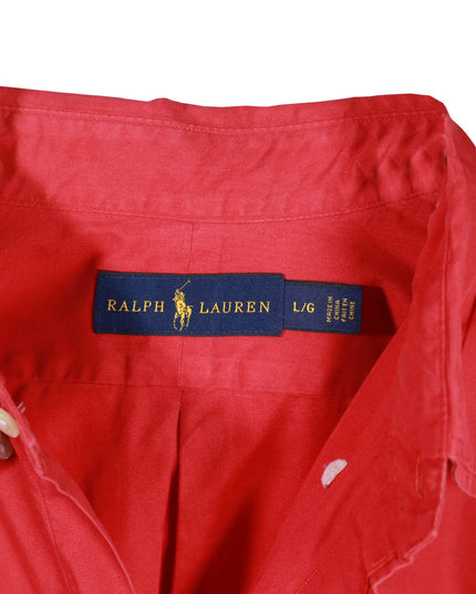 Ralph Lauren Featherweight Twill Red Shirt