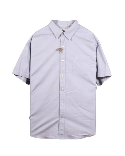 Dockers Light Blue Short Sleeve Button-Down Shirt