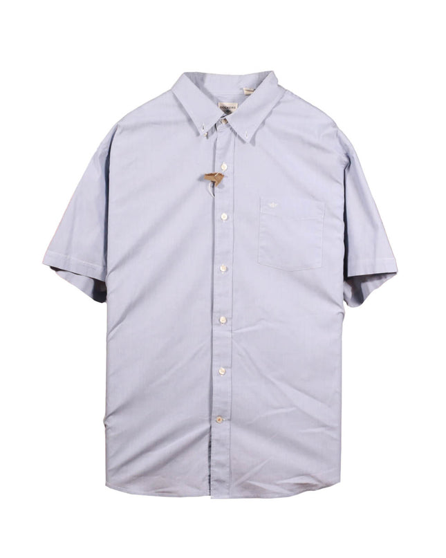 Dockers Light Blue Short Sleeve Button-Down Shirt