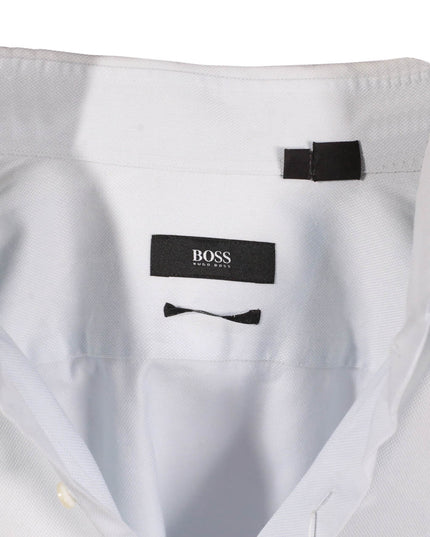 Hugo Boss White Long Sleeve Classic Business Formal Shirt