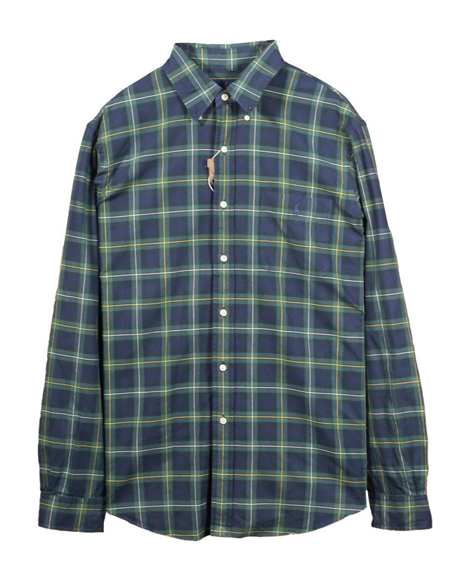 Ralph Lauren Oxford Plaid Long Sleeve Shirt