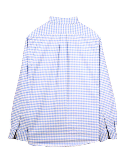 Ralph Lauren Cotton Blue White Check Long Sleeve Shirt