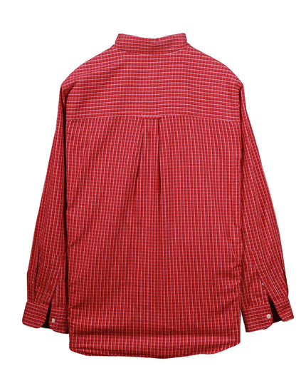 Chaps Red Checkered Long Sleeve Button-Down Shirt