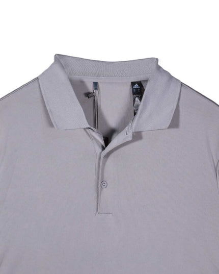 Adidas Gray Climalite Performance Golf Polo Shirt - L