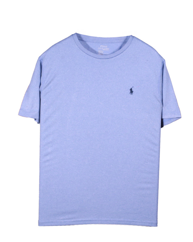Ralph Lauren Pony Short Sleeve Round Neck Light Blue T-Shirt