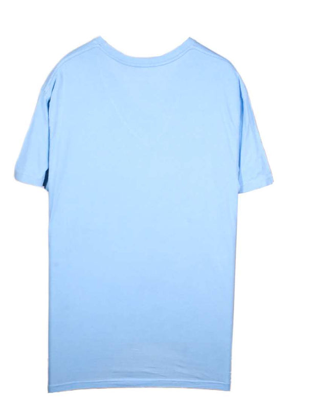 Ralph Lauren Classic Fit Sky Blue V-Neck T-Shirt - L