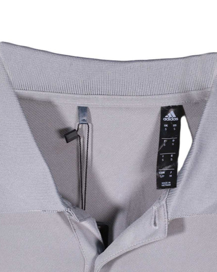 Adidas Gray Climalite Performance Golf Polo Shirt - L