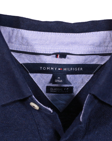 Tommy Hilfiger Regular Fit Solid Stretch Cotton Mesh Polo Shirt