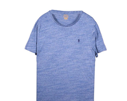 Ralph Lauren Blue Short Sleeve Crewneck Cotton T-Shirt - L