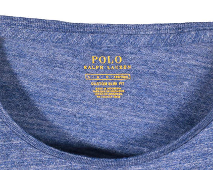 Ralph Lauren Blue Short Sleeve Crewneck Cotton T-Shirt - L