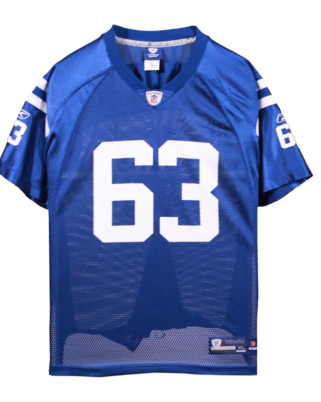 Reebok Vintage NFL Indianapolis Colts Jeff Saturday Jersey